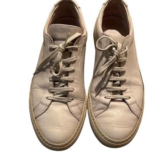 Common Projects achille white leather sneakers size 39 8.5 luxury comfort - Picture 4 of 15